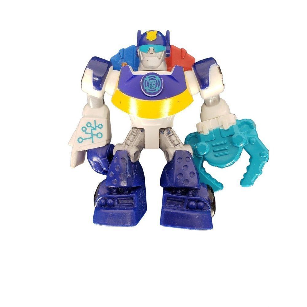 Transformers Playskool Heroes‎ Rescue Bots Chase Police Bot figure Hasbro 2010